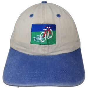 Luna Pier Baseball Cap Beige Blue One Size Anthem By Del Webb Bicycle Hat